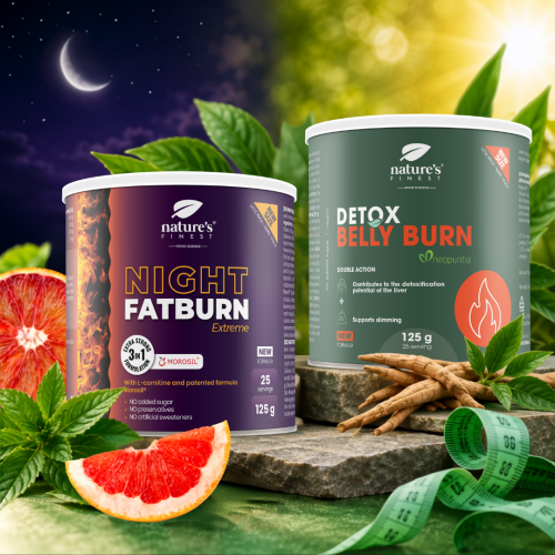 Zestaw Night FatBurn Extreme + Detox Belly Burn Nature’s Finest