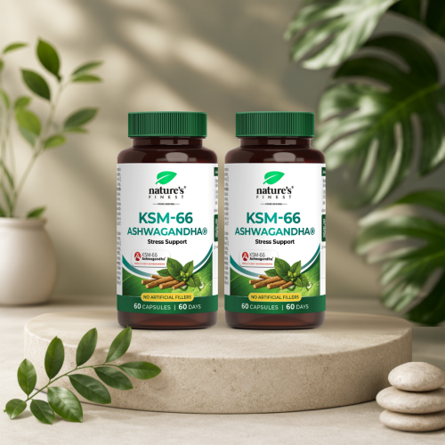 Zestaw 2× KSM-66 Ashwagandha® Nature's Finest