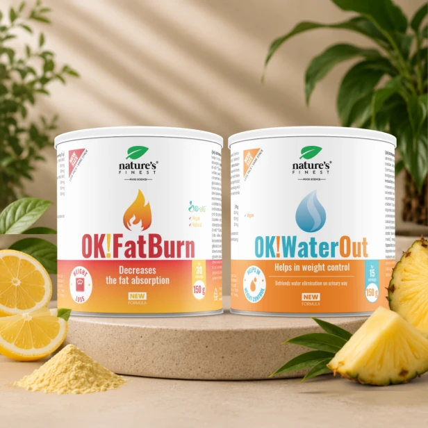 Zestaw OK!WaterOut &amp; OK!FatBurn Nature's Finest