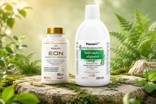 EON Longevity Complex NMNH UTHPEAK Booster NAD+ 60 kap + Pharmovit MultiComplex