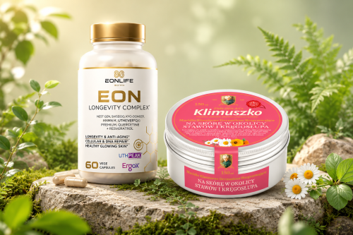 Zestaw EON Longevity Complex – NMNH UTHPEAK® Booster NAD+ 60 kaps + Klimuszko Dermaticus