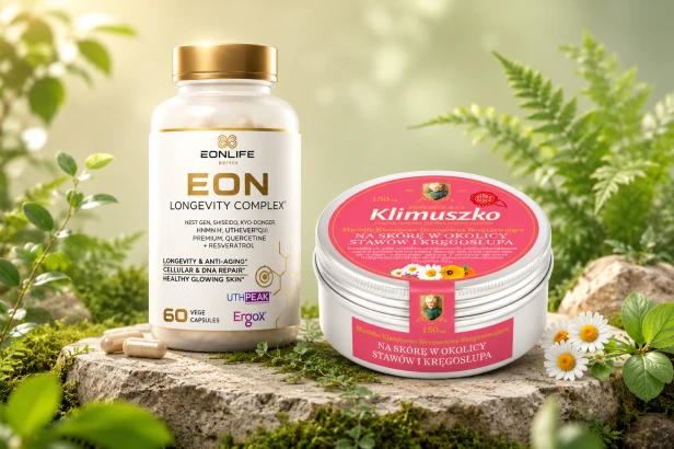 Zestaw EON Longevity Complex – NMNH UTHPEAK® Booster NAD+ 60 kaps + Klimuszko Dermaticus